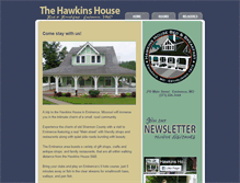 Tablet Screenshot of hawkinshousebb.com